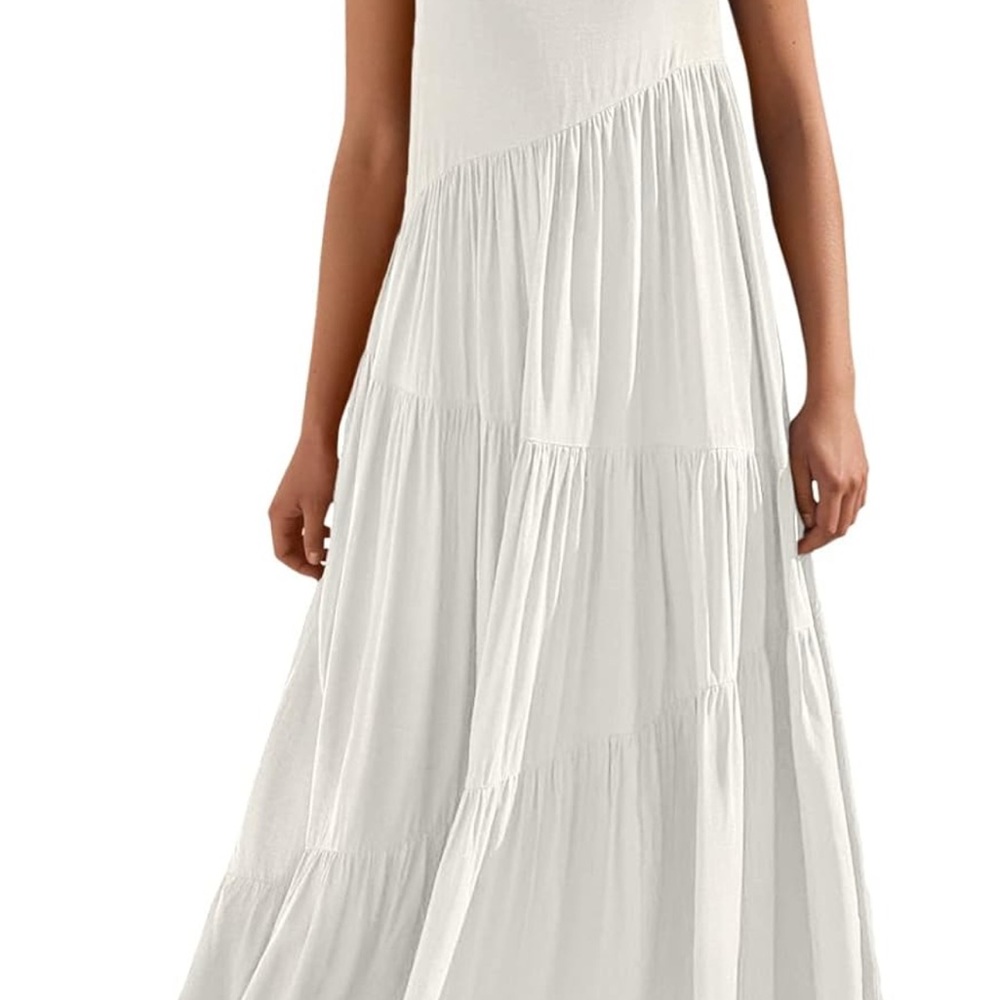 Viral Amazon White Maxi Dress, brand new, never been worn